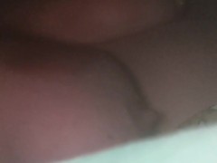 Hear your stepmom jackhammer her tight, hairy cunt and gives herself a loud orgasm
