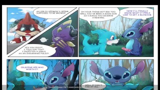El porno cómic del día feliz de Pokémon Veemon