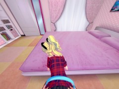 Bunny Girl Senpai: Nodoka Toyohama cums from anal