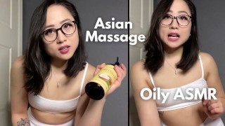 Cuteアジアのマッサージ師をだまして性交する-ASMR