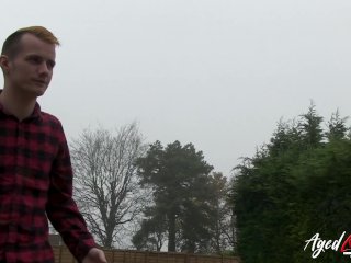 Three sexy ladies learn to ride on a big cock