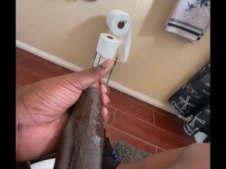 monster black dick, solo bbc, amateur, stroking huge cock