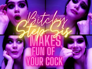 SPH FemDom - Bitchy Stiefzus Maakt Je Lul Belachelijk - Extreme SPH, Kleine Penis Vernedering, JOI