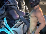 Preview 4 of Futa alien FUCKED by Spartan