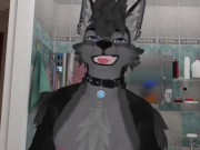 Preview 6 of my stepbrother fucked me and cum inside my pussy while i was stuck furry ,vrchat Russian erp