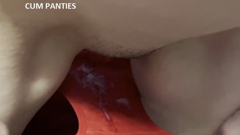 He cums in my panties during my lunch hour and I go back to work with his cum