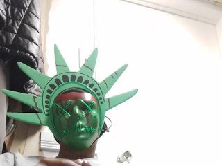 Big black dick makes huge mess