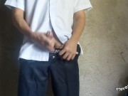 Preview 1 of Asian Boy Jerk Off from School (Pinoy Jakol) Part 1