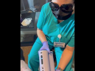 Slutty Sperm_Bank Nurse in New York Helps Get My Sample Again. Same Nurse as_Before!