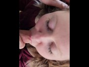 Preview 4 of Real wife received facial outside at the park