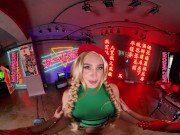 Preview 5 of VR Conk Ella Reese as sexy Cammy from Street Fighter saga XXX Parody VR Porn