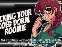 Fuck Your Horny Roomie So She Can Focus on Her Exam [Bratty Slut] | Audio Roleplay