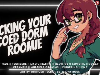Fuck Your Horny Roomie So She Can Focus on Her_Exam [Bratty Slut]_Audio Roleplay
