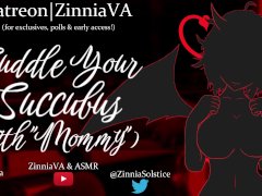 SFW ASMR/RP - Cuddle Your Succubus (w/Mommys) [(T)F4A][Succubus GF][Magic][Size Difference]