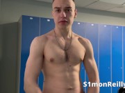 Preview 2 of Alpha Makes you SUBMIT in GYM LOCKER ROOM [Public Outdoor Cruising]