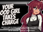 Preview 1 of Your Girlfriend Sucks & Fucks You While You Game  Audio Roleplay for Men