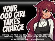 Preview 3 of Your Girlfriend Sucks & Fucks You While You Game  Audio Roleplay for Men