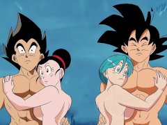 DRAGON BALL Z GOGETA &amp; BULCHI HAVING Sex Full Anime Hentai