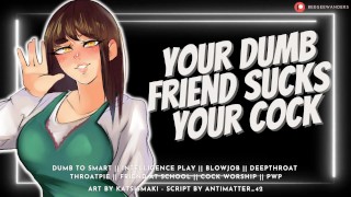 Your Classmate Sucks Your Cock & Swallows Your Cum To Get Smarter Audio Roleplay