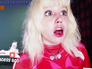 toys, kink, ahegao face, blonde