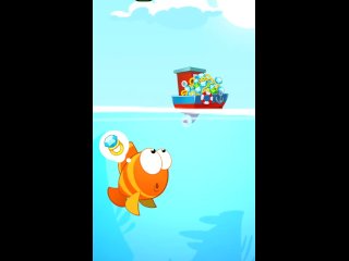 game fish, cartoon, action game, role play