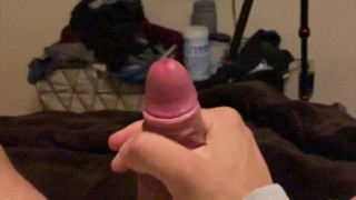 Watch as I cum all over my daddys used underwear, and get caught