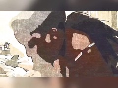 BBW Cum Swallow in LA (Comic Book Filter)