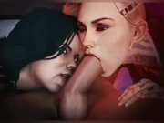 Preview 4 of Mass Effect Jack Starts an Orgy