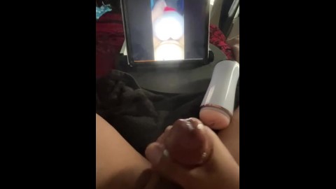 Homemade Fucking Fleshlight While Watching Me Fuck My Wife On Pornhub