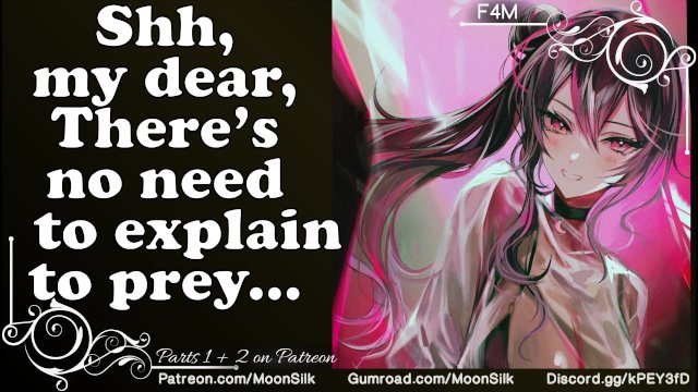 [F4A] FULL AUDIO: A Vampire Pins You Down For A Meal [Parts 1 & 2]