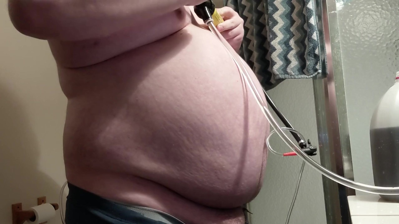 Asmr mother belly inflation