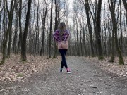 Preview 1 of Outdoor Adventure 01. Quick blowjob in public park
