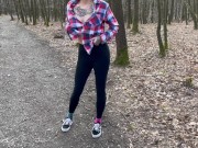 Preview 3 of Outdoor Adventure 01. Quick blowjob in public park