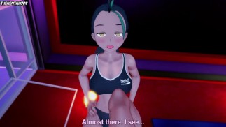 Pokemon Scharlachrot und Violett Protagonistin Juliana Füße Hentai POV
