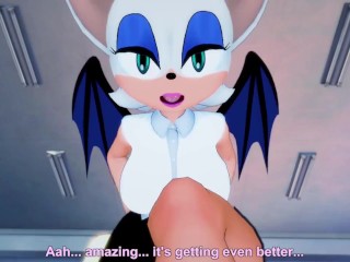 Rouge De Bat Sonic Feet Hentai POV
