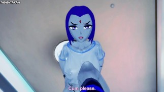Rabe Teen Titans Füße Hentai POV