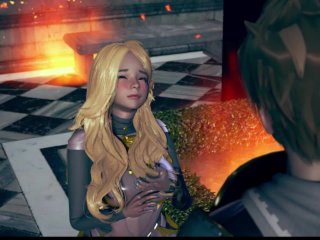 Female knight lose to monster ork - episode.43