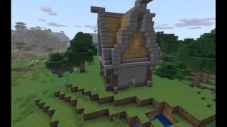 How to build a small medieval house in Minecraft