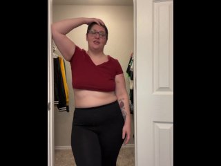 naked, vertical video, undress, bbw