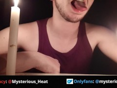 Young master teasing from the darkness, manipulating and drooling all over you