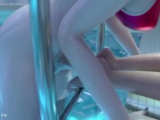 Preview 2 of Hot Futa Overwatch Animation! DVA and Mercy cumming hard!
