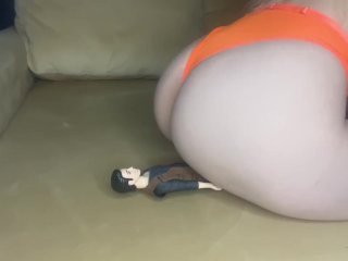 Giantess fuck tiny man