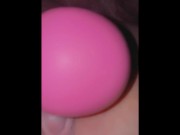 Preview 2 of Shoving my vibrator in my pussy till I squirt