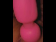 Preview 4 of Shoving my vibrator in my pussy till I squirt