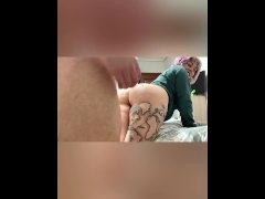 SICK STEPBRO FUCKS SHAVED WET PUSSY OF HIS STEP SISTER AND CUMS