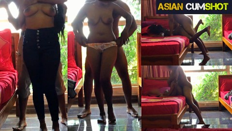 මිනිහට හොරෙන් Room ගිහින් කෙදිරිගෑවෙන්නම.SriLankan 18+ couple having hard sex.