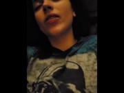 Preview 3 of Fucking Hot Babe in her shirt POV. Eyes moving to the back of her head.
