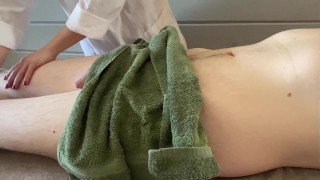 A Truly Joyful Farewell Massage And A Massive Cumshot 4K