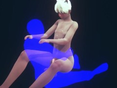 Yaoi Femboy - Sexy Neko femboy hard sex part 2