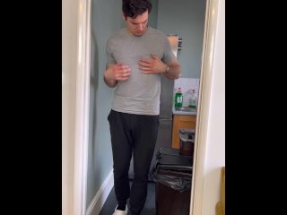 I walk through the door and my clothes vanish 🙈